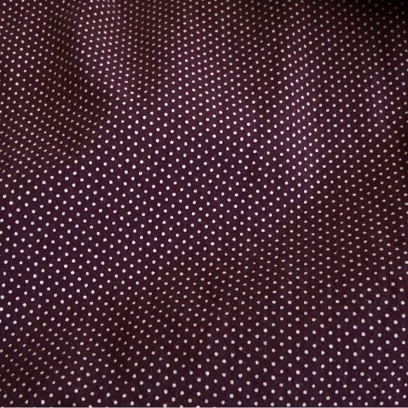 Cactus Man Men's Burgundy Button-Up Shirt w/ White Dots 100% Cotton - Picture 5 of 6
